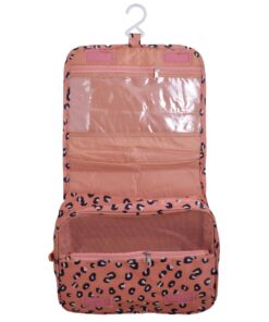 Marco Hook and Loop Hanging Toiletry Bag - Maroon - Women - Pink