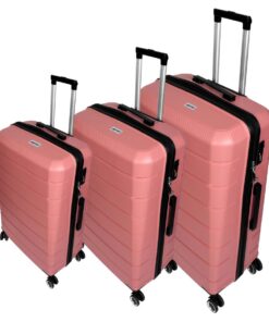 Marco Pioneer 3-Piece Luggage Set - Pink