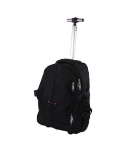 Marco Trolley Laptop Backpack - Black