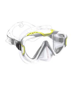 Mares Pure Wire Mask - White and Yellow