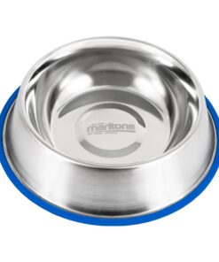 Marltons - Anti Slip Stainless Steel Dog Bowl - 450ml