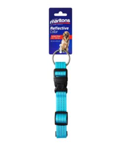 Marltons Reflective Collar Large dogs - Blue