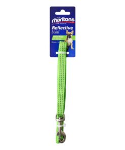 Marltons Reflective Lead 15mm x 1.2m - Green