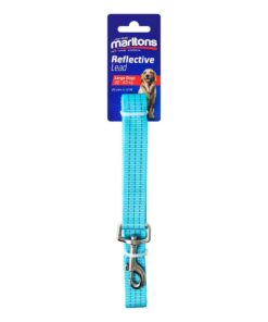 Marltons Reflective Lead Large Dogs - Blue