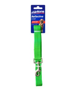 Marltons Reflective Lead Large Dogs - Green