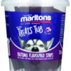 Marltons Semi Moist Biltong Strips Tub 500G