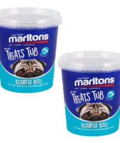 Marltons Semi Moist Treats Assorted Bites Tub - 2 x 500g