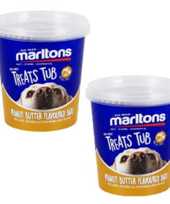Marltons Semi Moist Treats Peanut Butter Bars Tub - 2 x 500g