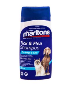 Marltons - Tick & Flea Shampoo - For Dogs & Cats - 250ml