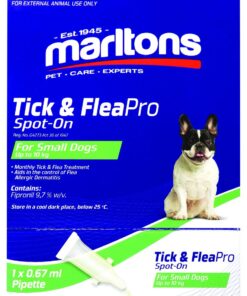 Marltons Tick & Flea Spot-On Pro Small Dogs 0.67ml