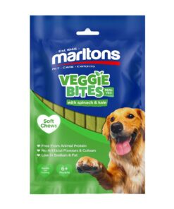 Marltons - Veggie Bites - Spinach & Kale - Dog Treats - Pet Snacks - 100g