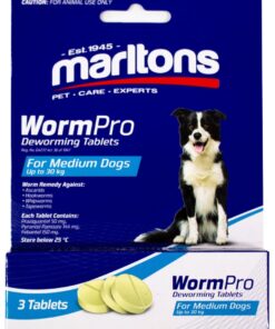 Marltons Wormpro Medium Dogs 11 - 30kg