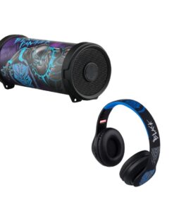 Marvel Black Panther Bluetooth Headphones and Speaker Bundle