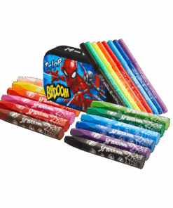 Marvel Bluetooth Speaker with12 Markers and 12 Oil Pastels Bundle