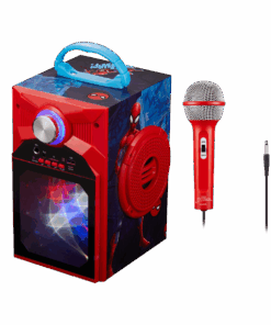 Marvel Spider-Man Galaxy LED Stars Bluetooth Karaoke Machine