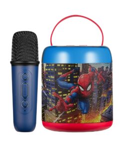 Marvel Spider-Man LED Karaoke Speaker with Microphone