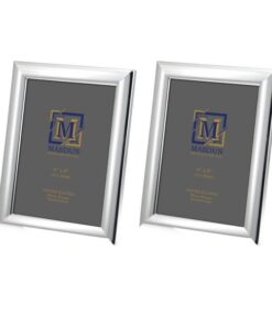 Masdun Series Silver-Plated 20x30cm Picture Frame 2 Pack -136S04-20x30-2PA