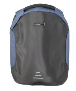 Mason Anti-theft USB Backpack- Blue