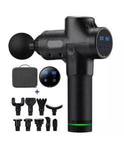 Massage Gun for Athletes - 30 Speeds - 10 Heads - Professional Deep Tissue