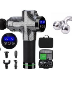 Massage Gun S3 Plus-Professional Percussion & 3D Body Massager-Carbon Black