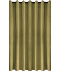 Matoc Designs Readymade Curtain - 100% Blackout -Luxe Velvet -Green -Eyelet
