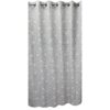 Matoc Designs Readymade Curtain - Blossom Grey - Eyelet - Pack of 2