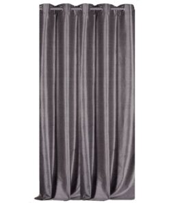 Matoc Designs - Readymade Curtain - Silk Look 100% Blackout - Dove Grey - Eyelet