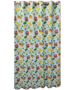 Matoc - Readymade Curtain - Garden Blue - Eyelet - Pack of 2