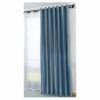 Matoc Readymade Curtain -Velvet -Eyelet-Lined -LightBlue -230cm W x 233cm H