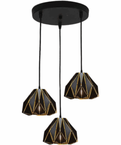 Matte Black Mid Century Retro Pendant Light-07202