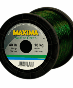 Maxima Nylon Fishing Line, 18KG/40LB 0.60MM, Colour Marine Green, 600M Spool
