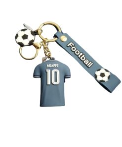 Mbappe Football Jersey 3D Keychain - Strap and Charm
