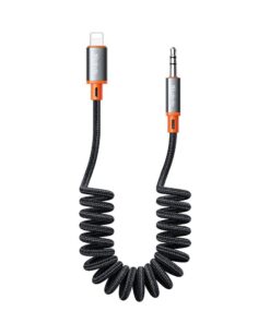 Mcdodo Apple iPhone Lightning to 3,5mm Male Coiled Aux Audio Cable HR DAC