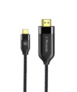 Mcdodo USB C to HDMI 4K Cable , Braided TYPE C To HDMI Cable Gold Plated