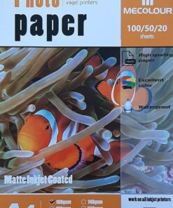MECOLOUR Matte 108g Inkjet Coated Paper A4 (100 Sheets Per Pack)