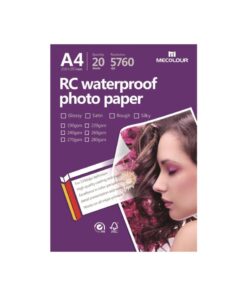 MECOLOUR Resin Coated Rough A4 Photo Paper 260g 20 Sheets