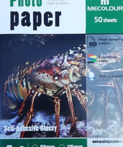 MECOLOUR TT-SAG150 Self Adhesive Glossy Photo Paper A4 50 Sheets 150gram