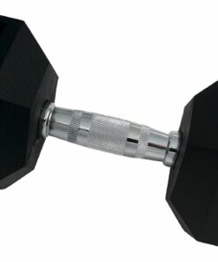 Medalist Rubber Coated Hex Dumbbell - 12.5 kg