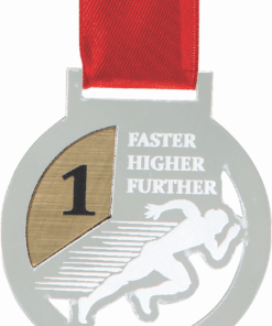 Medals Athletics Clear with Gold - 40 Units