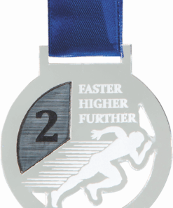 Medals Athletics Clear with Silver - 40 Units