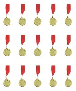 Medals Plain Gold - Pack of 15