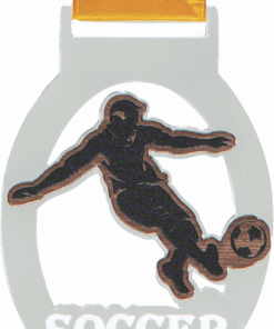 Medals Soccer Clear with Bronze ( 40 units )