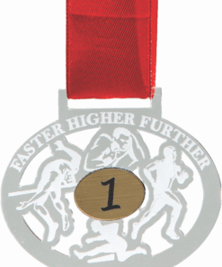 Medals Track & Field Clear with Gold - 40 Units