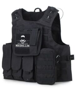 Medellin Armor Tactical Vest Black- Amor Plate not Included