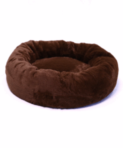 Medium 70cm IREMIA Dog Bed 4.0 - Short-Fur VeloÃºdo - Washable Zip Cover - Chocolate