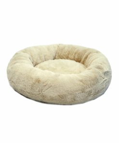 Medium 70cm IREMIA Dog Bed 4.0 - Short-Fur VeloÃºdo - Washable Zip Cover - Cream
