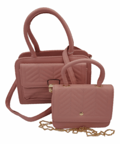 Medium Women Handbags Ladies Bags with Adjustable Crossbody Shoulder Strap - Pink