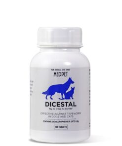 Medpet Dicestal Dewormer For Dog & Cats - 100 Tablets