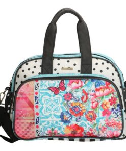 Melli Mello Elif Ladies Diaper Bag - Colourful Butterfly