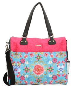 Melli Mello Elif Ladies Shoulder Bag - Pink & Blue